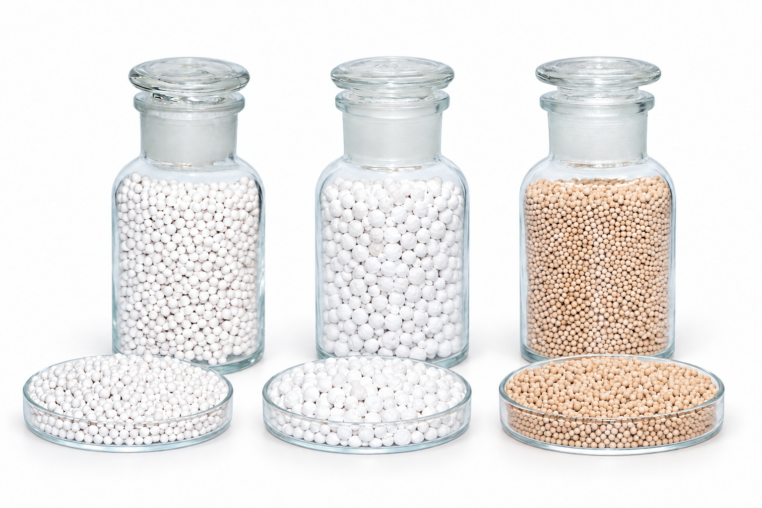 Silica gel, activated alumina and molecular sieve, desiccants used in compressed air dryers