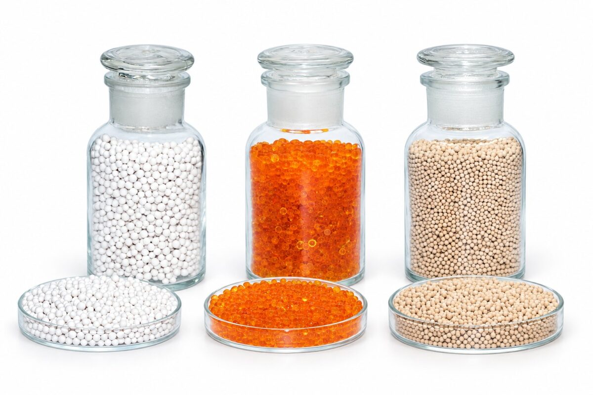 Desiccants for compressed air dryers: silica gel, activated alumina or molecular sieve